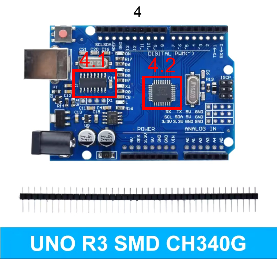 4. UNO R3 SMD CH340G